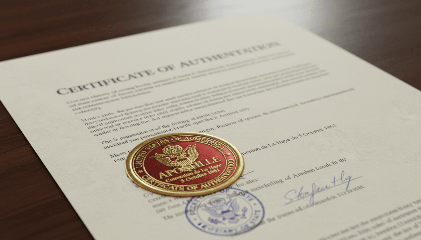 State apostille certification